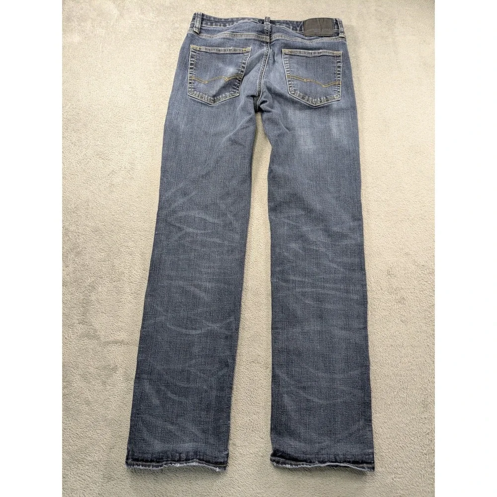 American Eagle Mens Original Straight Extreme Flex Jeans Blue 32x34 Medium Wash
